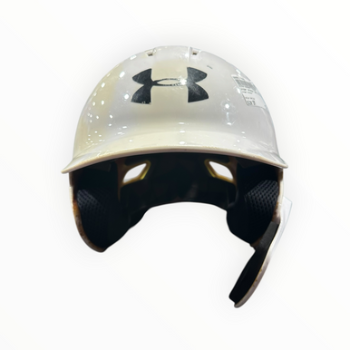 Used Under Armour Batting Helmet No Mask White SM 11375-S000377560