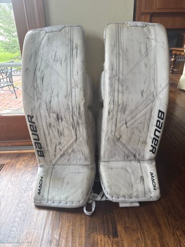 Medium Bauer Supreme Mach Goalie Leg Pads (Used)