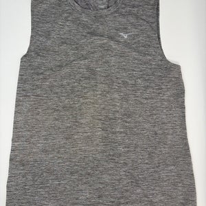 Mizuno Performance Athletic Sleeveless Shirt, Medium, Grey