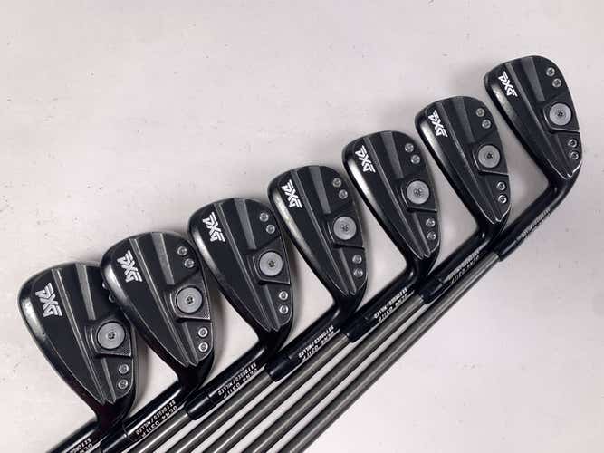 PXG 0311 P GEN4 Xtreme Dark Iron Set 4-PW AeroTech SteelFiber i95 Stiff RH