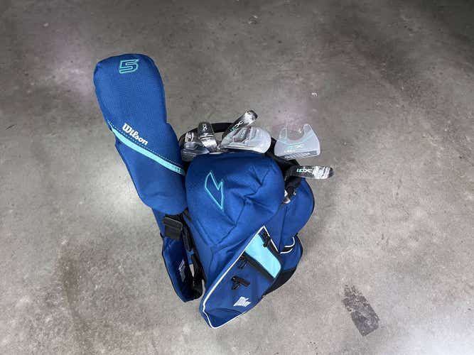 Wilson X 31 Club Set Driver 5W 6H-7-PW+SW Putter Ladies Graphite Womens RH Bag