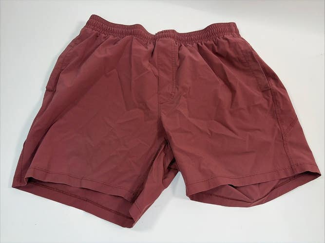 Bear Bottom Shorts, Large, Burgundy, 5.5 inch inseam