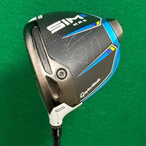 LH TaylorMade SIM 2 MAX 10.5 Driver Fujikura Ventus Blue 5-R Regular w/ HC