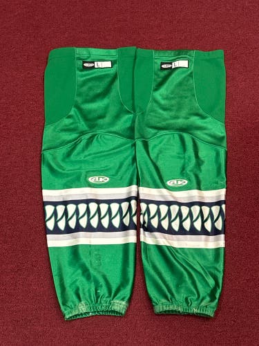Florida Everblades Green Senior Athletic Knit Socks Pro Stock