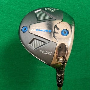 Callaway Paradym Ai Smoke TI 340 Mini 11.5 Driver Aldila NV Green 75-X ExStiff