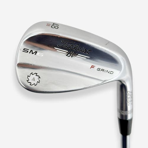 Titleist Vokey SM6 Chrome Wedge 48° 8 Bounce Right Handed Wedge Flex Steel Shaft