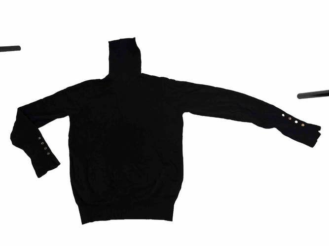 Zara Basic Plain Knit Sweater, Small, Black