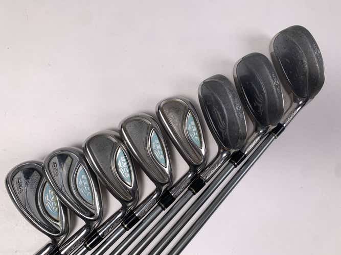 Adams Idea A3 OS Hybrid Iron Set 4H-6H 7-PW+GW Idea Womens 55g Ladies RH