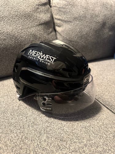 Black Medium CCM Tacks 710 Helmet Visor Combo Pro Stock (Used)