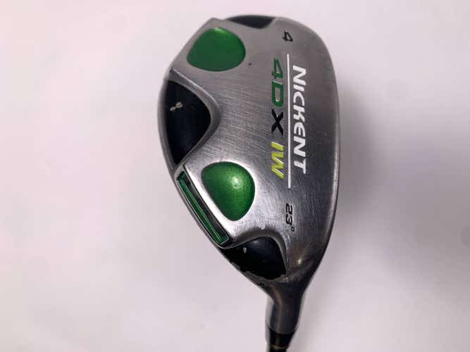 Nickent 4DX Ironwood 4 Hybrid 23* UST SR3 Stiff Graphite Mens RH
