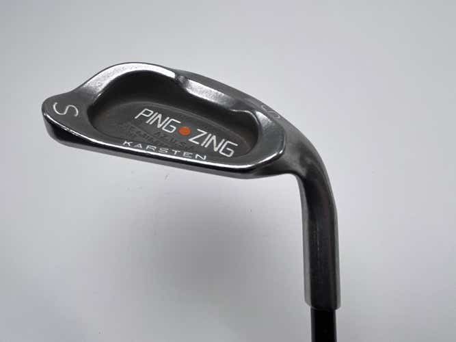 Ping Zing Sand Wedge SW Orange Dot Karsten 101 Regular Graphite Mens RH