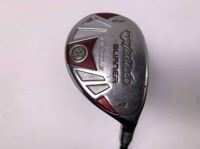 TaylorMade Burner Rescue 4 Hybrid 22* Fujikura Fit On Max 66g Regular RH