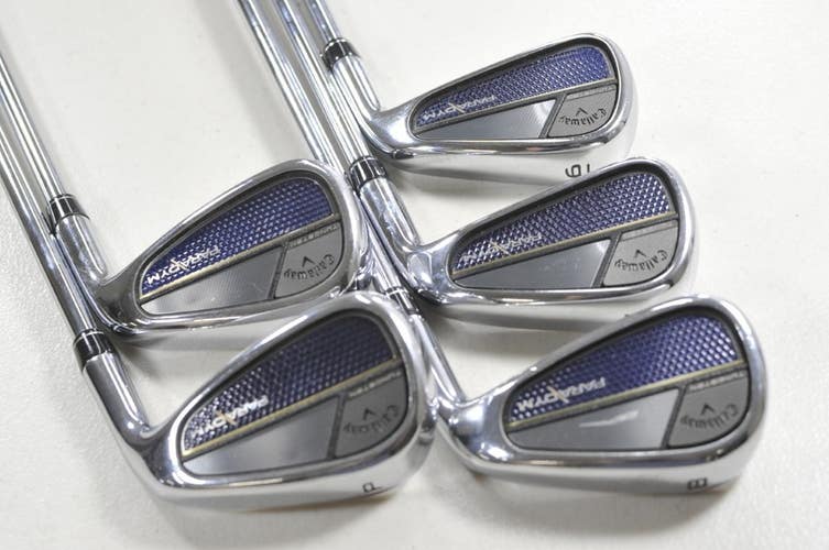 Callaway Paradym 6-PW Iron Set Stiff Flex Right Elevate MPH 95g Steel # 217891