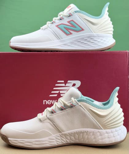New Balance Womens Fresh Foam ROAV V2 Golf Walking Shoes Size 7 White