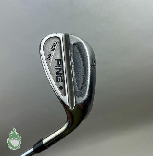 Used Right Handed Ping Tour Black Dot 56* Wedge Flex Steel Golf Club