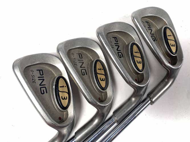 Ping i3 Oversize Iron Set 6-9 Maroon Dot 4* Up Cushin Z-Z65 Stiff Steel Mens RH