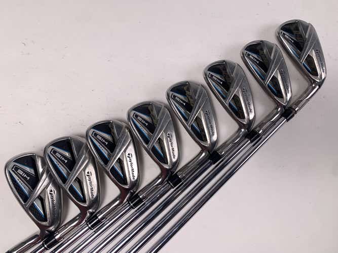 TaylorMade SIM MAX Iron Set 4-PW+GW KBS Tour Stiff Steel Mens RH