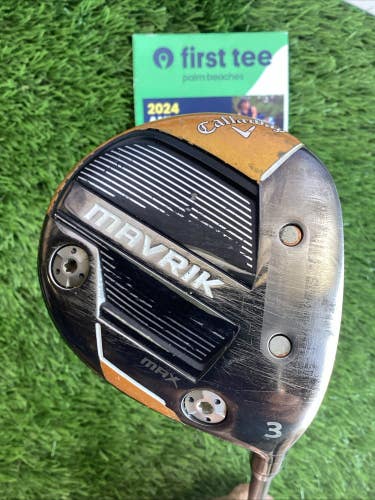 Callaway Mavrik Max Fairway 3 Wood With Helium 5F2 Seniors Graphite Shaft