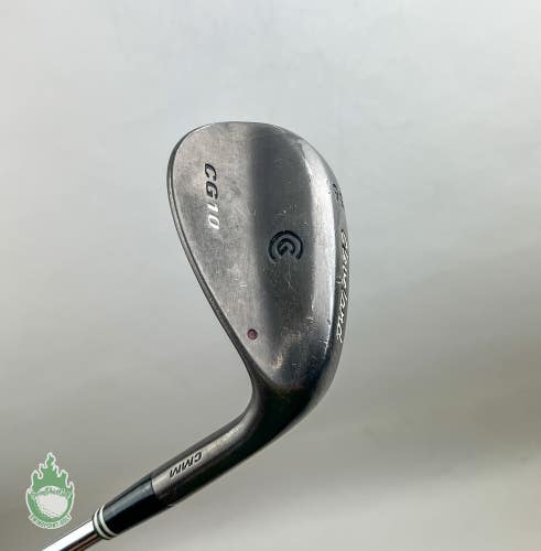 Used Right Handed Cleveland CG10 CMM 1 Dot Wedge 56* Wedge Flex Steel Golf Club