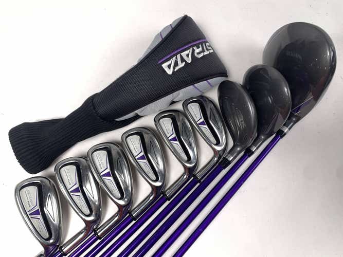 Strata Plus Club Set Driver 5W 5H 6-PW+SW Ladies Graphite Womens RH