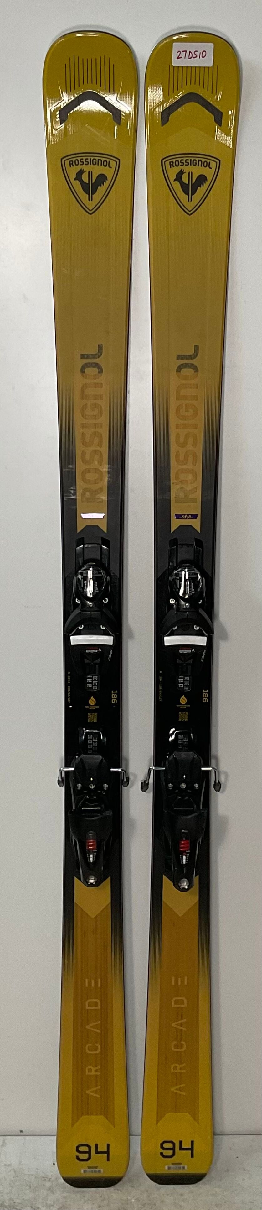 Used Rossignol 186cm Radical World Cup GS Race Skis With Rossignol