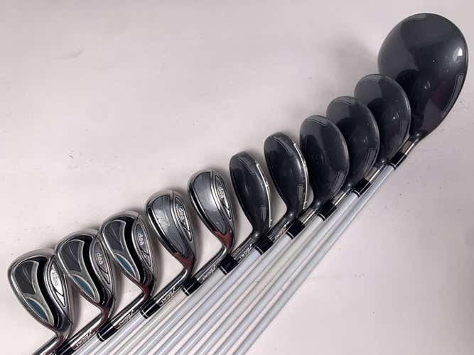 Adams Idea 2014 Club Set Driver 3 5 7 Woods 5h-6h-7-PW+SW Ladies Graphite RH