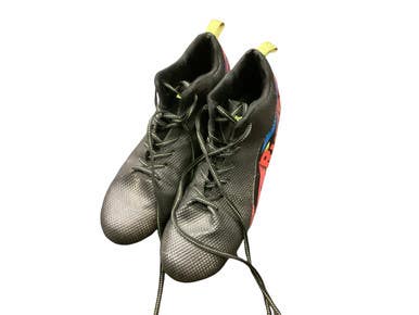 Used Riddell Adult FB Cleats Black Senior 10.5 11846-S000104647