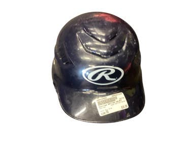 Used Rawlings BATTING HELMET Batting Helmet No Mask Navy Blue One Size 11846-S000104698