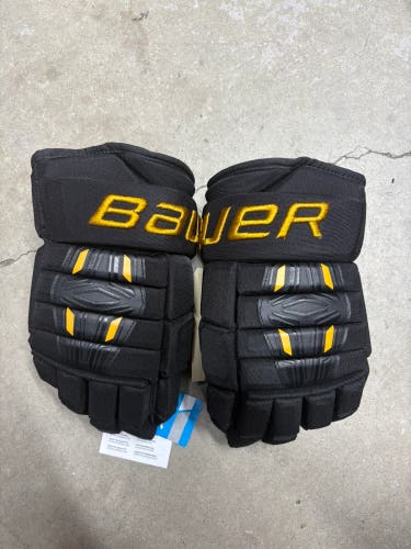 14” Bauer Pro Series Colorado College Gloves Pro Stock (New) NCAA