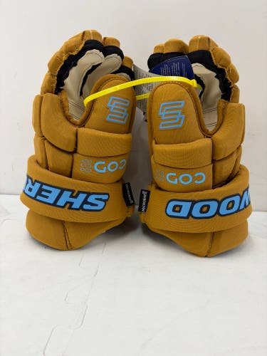 Sherwood Code Encrypt NHL Winnipeg Jets RCAF Gloves 13” Pro Stock (New)