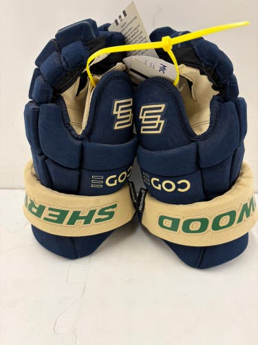 Sherwood Code Encrypt NHL Vancouver Canucks Reverse Retro Gloves 13" Pro Stock (New)