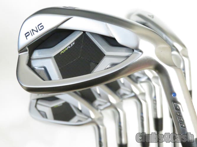 PING G430 Irons Blue Dot NS PRO Modus3 Tour 105 Stiff Flex 4-P .. Display Set