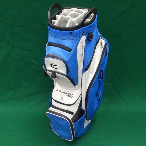 Cobra Golf Ultralight Pro Blue/White/Black 14-Way Golf Cart Bag w/ Raincover