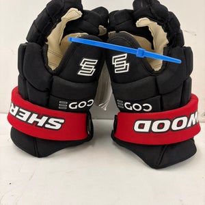 Sherwood Code Encrypt NHL Ottawa Senators Gloves Pro Stock (New)