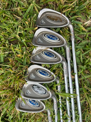 Ping i5 Iron Set 4-W NO 6 IRON, Red Dot  READ DESCRIPTION