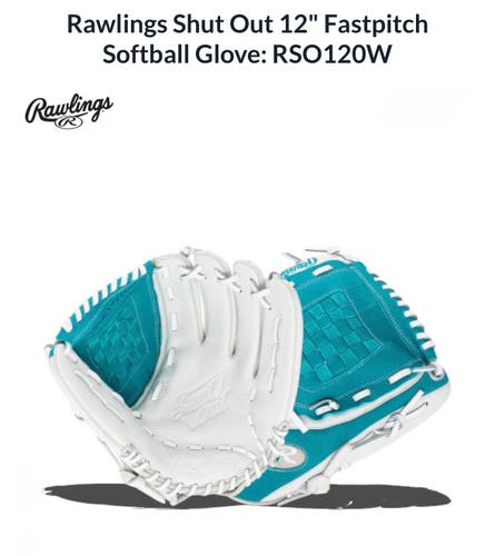 Rawlings Shut Out Fastpitch All-Purpose RHT Softball Glove 12"