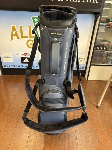 New Tour Edge Xtreme Lux Premium 4 Way Stand Bag / Navy Blue
