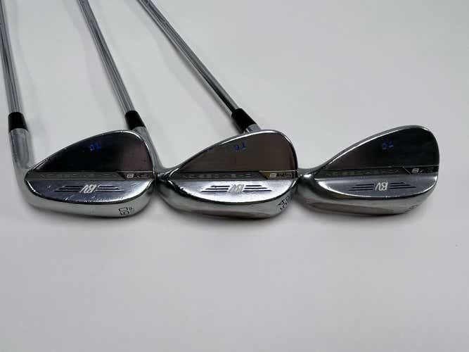 Titleist Vokey SM8 Tour Chrome Wedge Set 50*12 | 54*12 | 58*10 DG X100 XStiff RH
