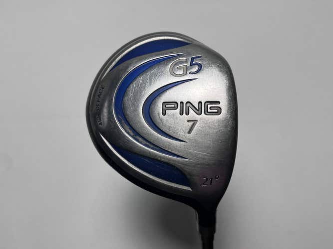 Ping G5 7 Fairway Wood 21* TFC 100 F Soft Regular Senior RH Undersize Grip