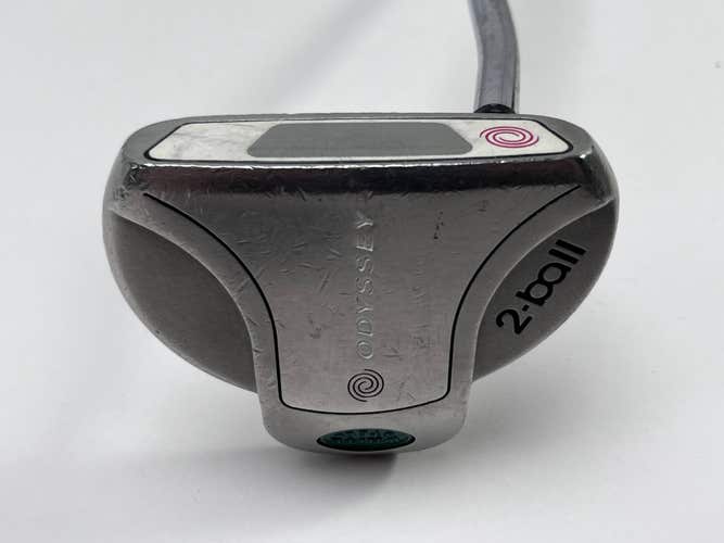 Odyssey White Steel 2-Ball Putter 35" Mens RH