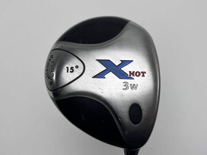 Callaway X Hot 2007 3 Fairway Wood 15* Fujikura Banzai 65g Regular RH