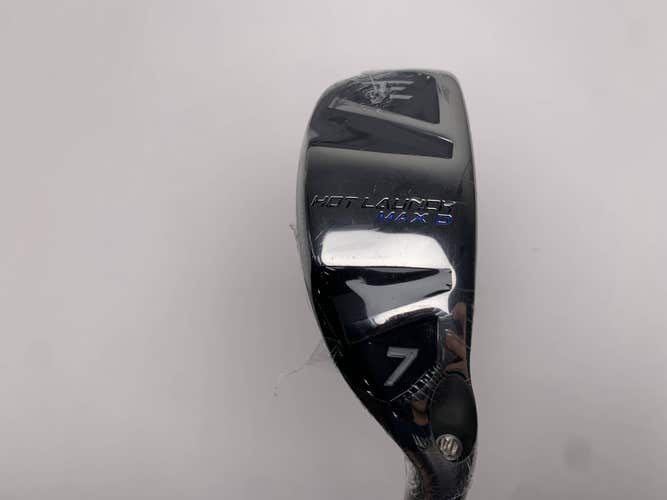 Tour Edge Hot Launch Max D Ironwood Single 7 Iron Fitter 2* Flat Blue Stiff RH