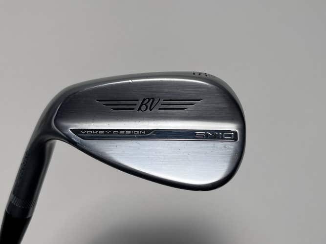 LEFTY Titleist Vokey SM10 Tour Chrome Wedge 52* 8 Bounce F-Grind Wedge Steel LH