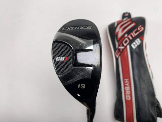 Tour Edge Exotics CBX 3 Hybrid 19* Recoil Prototype 85F5 Extra Stiff RH HC