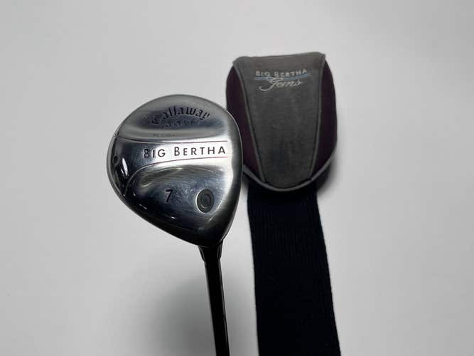 Callaway Big Bertha 2004 7 Fairway Wood 21* Gems 55 Ladies Graphite Womens RH HC