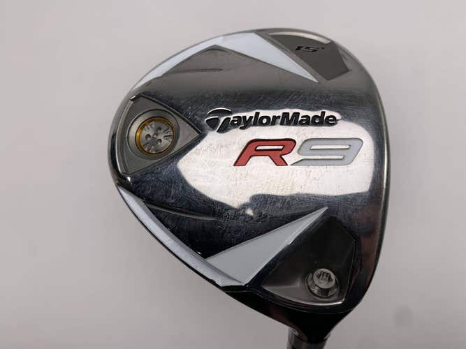 TaylorMade R9 3 Fairway Wood 15* Fujikura Motore 70g Regular Graphite Mens RH