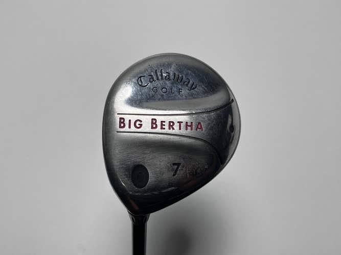 LEFTY Callaway Big Bertha 2004 7 Fairway Wood 21* RCH 75w Regular Graphite LH