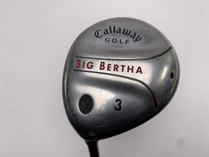 Callaway Big Bertha 2004 3 Fairway Wood 15* RCH 75w Regular Graphite Mens LH