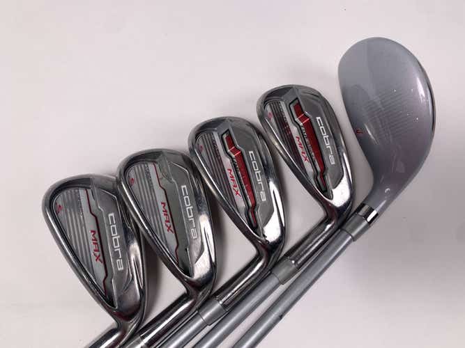 Cobra MAX Hybrid Iron Set 6H 7-PW White Tie X4 50g Ladies RH HC