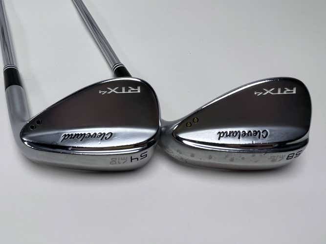 Cleveland RTX 4 Tour Satin Wedge Set 54*10 | 58*9 DG S400 Stiff RH +2''